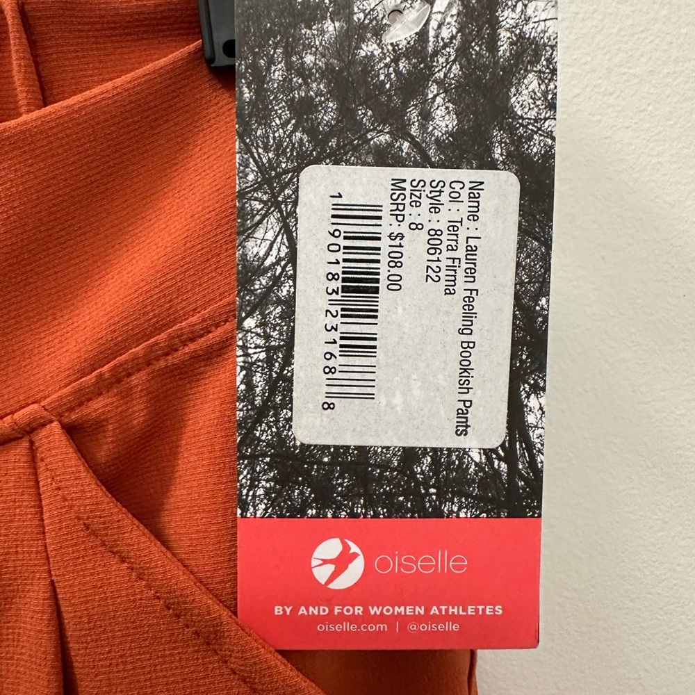 Oiselle Orange Casual Bottoms - Picture 4 of 4